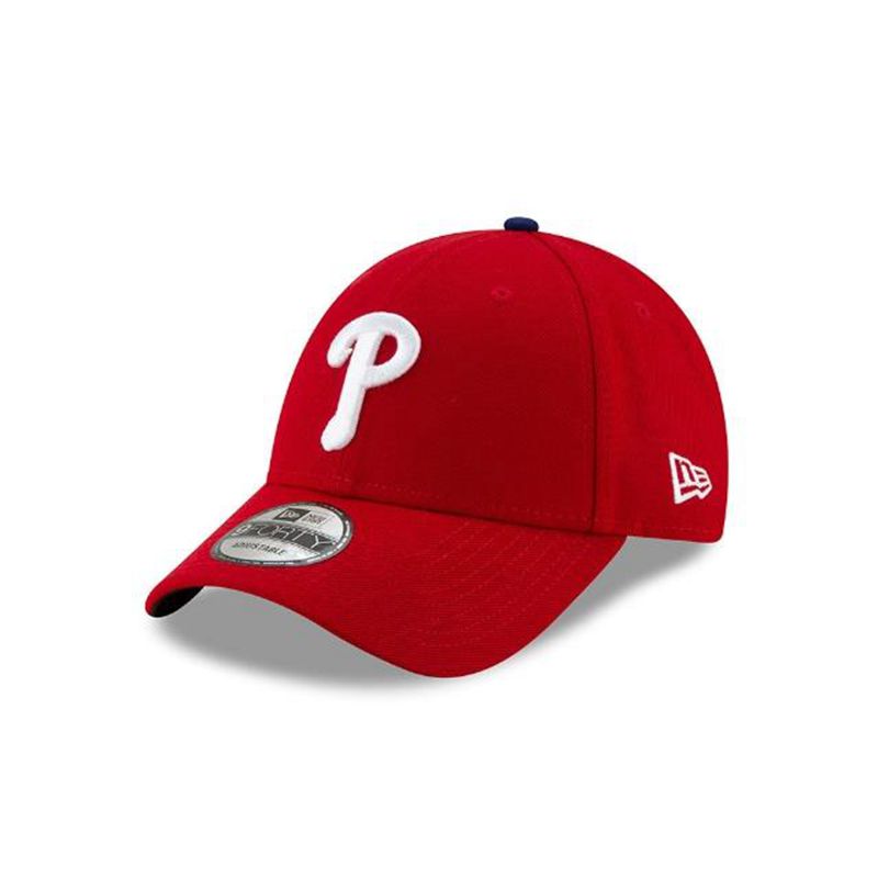 MLB Philadelphia Phillies The League 9Forty Adjustable (JLT2813) - Red New Era Caps